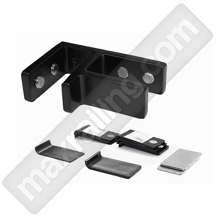 Styklodyrjach black cheren mat. Стъклодържач черен мат.